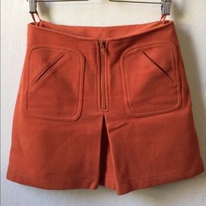 Gap Mod Wool Mini Skirt
